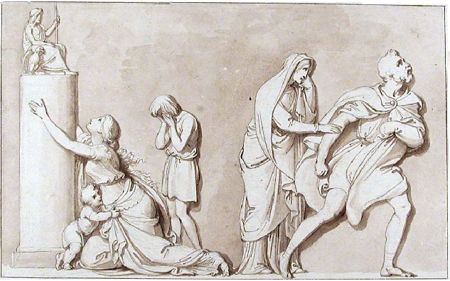 Tommaso Minardi, design for a frieze
